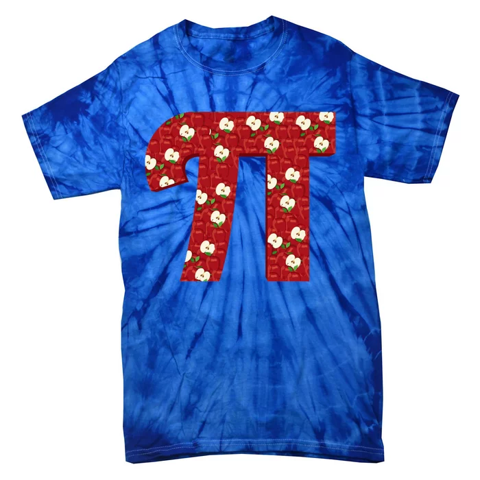 Apple Pie Funny Brainy Pi Day Mathematics Geeky Fruit Pun Funny Gift Tie-Dye T-Shirt