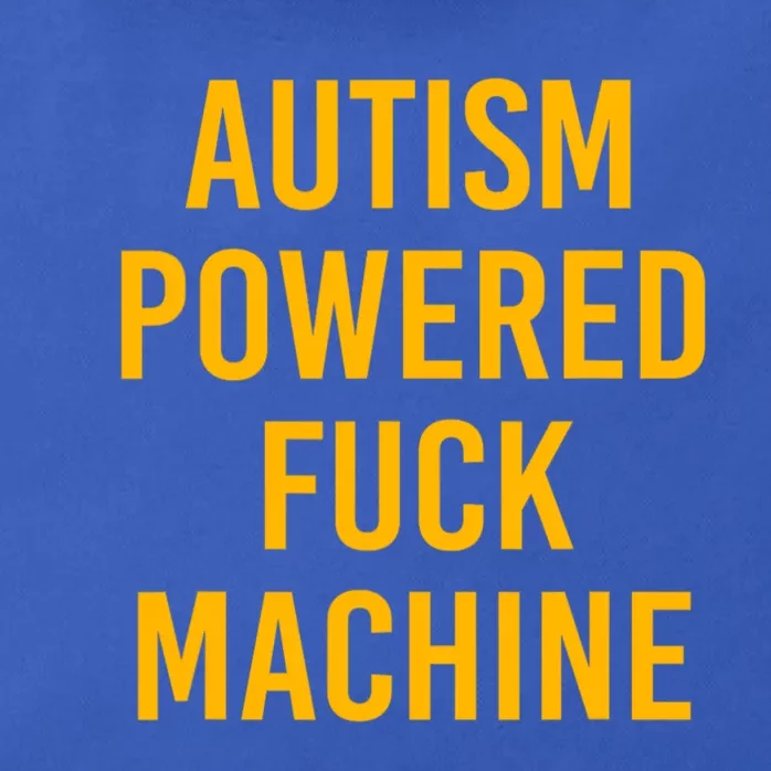 Autism Powered Fuck Machine Funny Zip Tote Bag