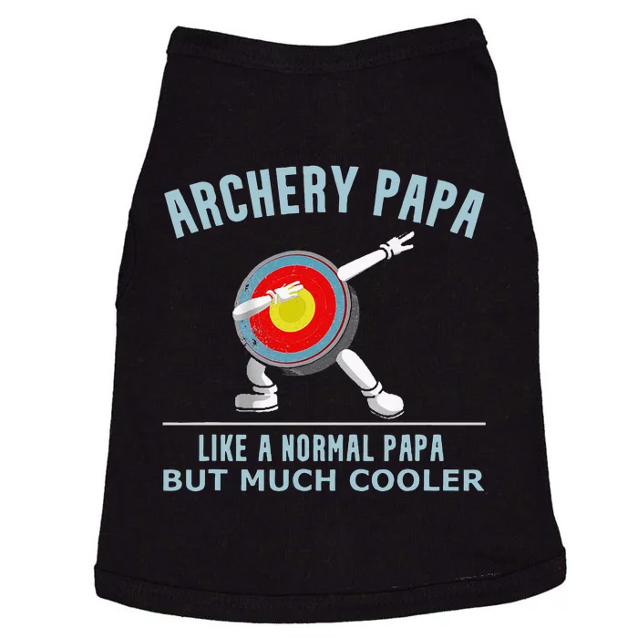 Archery Papa Funny Gift Idea For Archers Compound Bow Doggie Tank