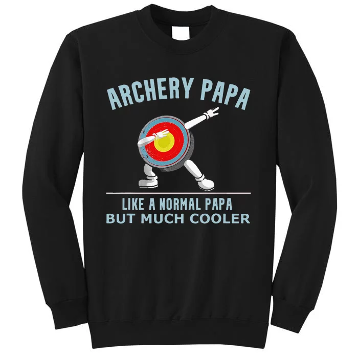 Archery Papa Funny Gift Idea For Archers Compound Bow Tall Sweatshirt