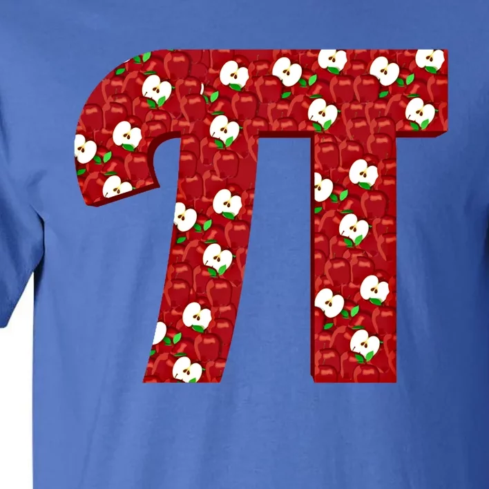 Apple Pie Funny Brainy Pi Day Mathematics Geeky Fruit Pun Gift Tall T-Shirt