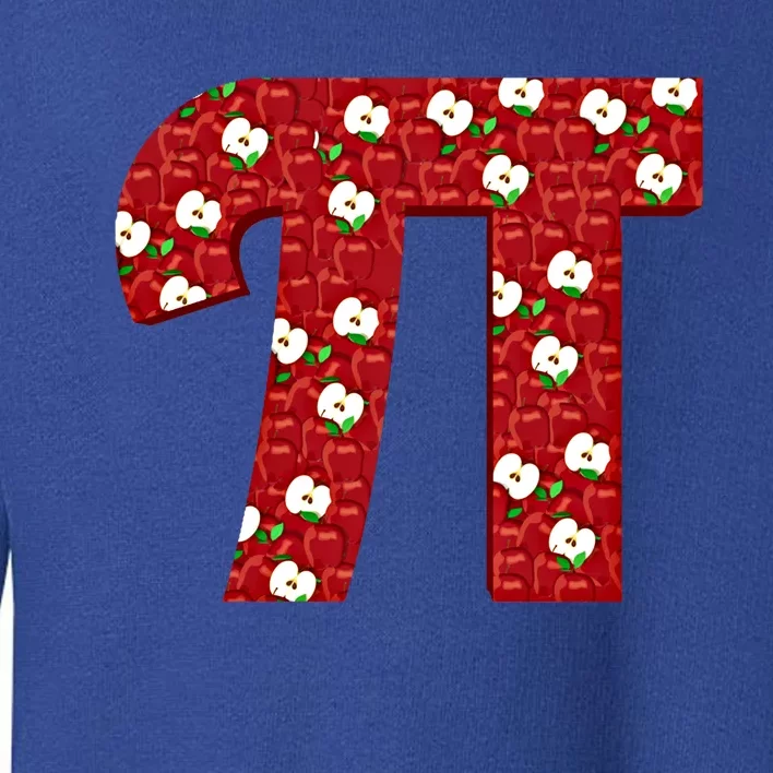 Apple Pie Funny Brainy Pi Day Mathematics Geeky Fruit Pun Gift Toddler Sweatshirt