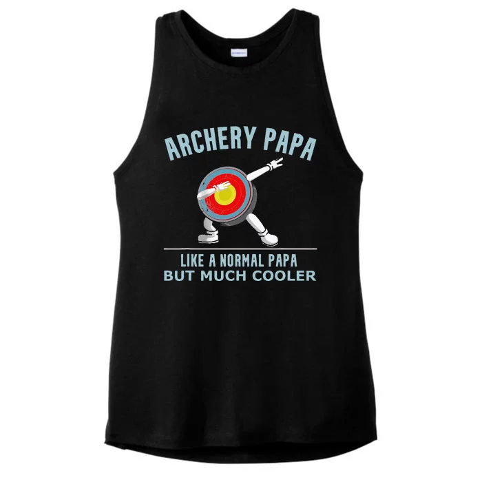 Archery Papa Funny Gift Idea For Archers Compound Bow Ladies Tri-Blend Wicking Tank