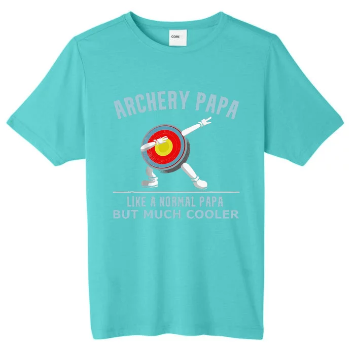 Archery Papa Funny Gift Idea For Archers Compound Bow ChromaSoft Performance T-Shirt