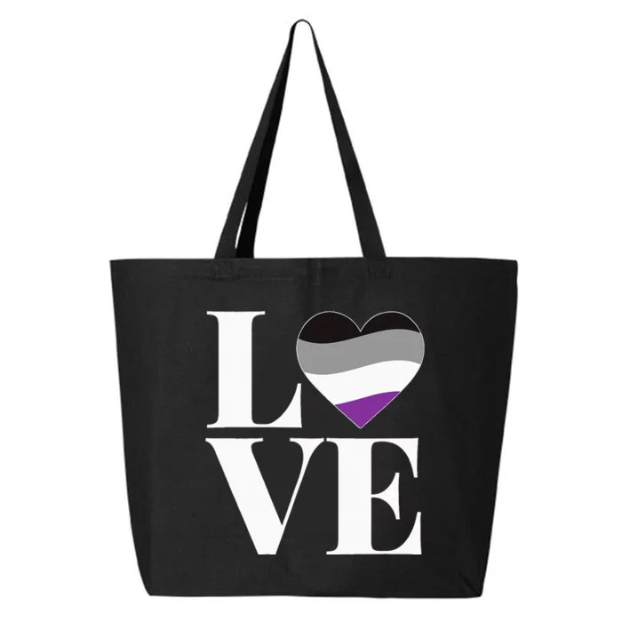 Asexual Pride Flag Ace Asexuality Proud Shirts For Asexual 25L Jumbo Tote