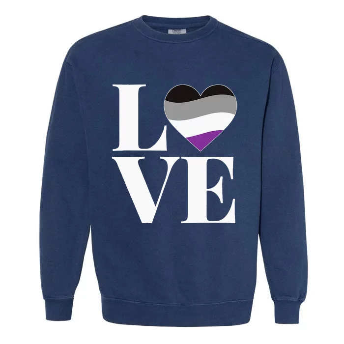 Asexual Pride Flag Ace Asexuality Proud Shirts For Asexual Garment-Dyed Sweatshirt