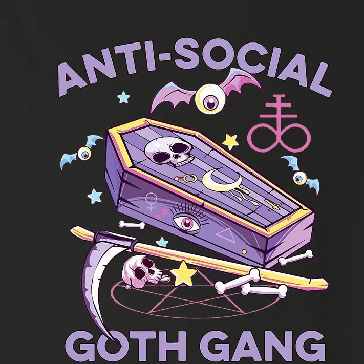 Antisocial Pastel Goth Gang Alternative Aesthetic Nu Goth Toddler Long Sleeve Shirt