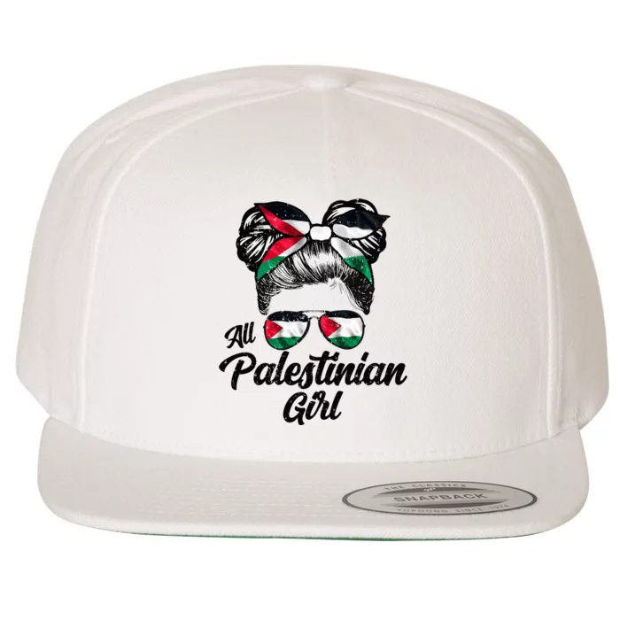 All Palestinian Gilr Palestine Flag Wool Snapback Cap