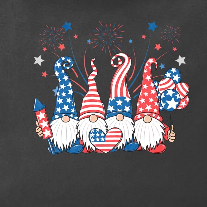 American Patriotic Gnomes Usa Independence Day 4th Of July Zip Tote Bag