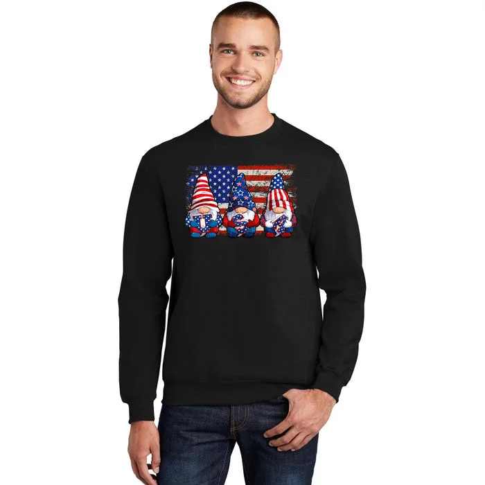 American Patriotic Gnomes USA Independence Day 4th Of July Sweatshirt