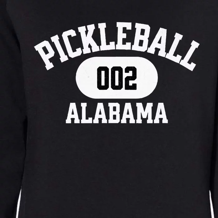 Alabama Pickleball Graphic Pickleballers Womens California Wash Sweatshirt