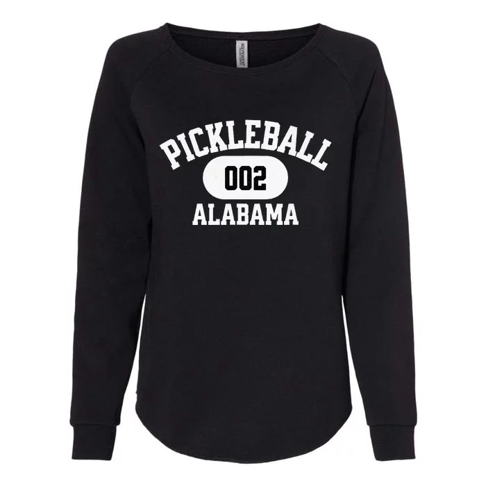 Alabama Pickleball Graphic Pickleballers Womens California Wash Sweatshirt