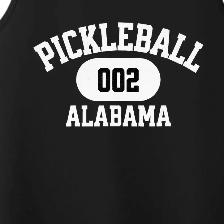 Alabama Pickleball Graphic Pickleballers Performance Tank