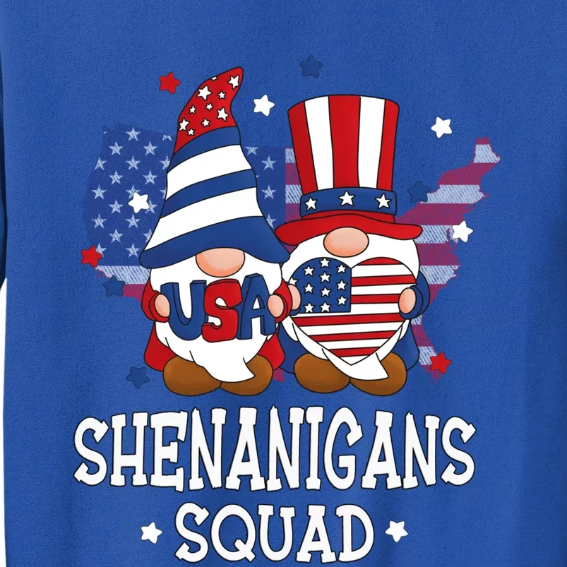 American Patriotic Gnomes Shenanigans Squad Fourth Of July Gift Sweatshirt