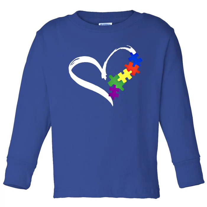 Autism Puzzle Gift Love Gift Gift Toddler Long Sleeve Shirt