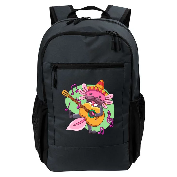 Axolotl Playing Guitar Daily Commute Backpack