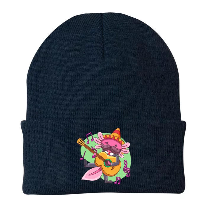 Axolotl Playing Guitar Knit Cap Winter Beanie