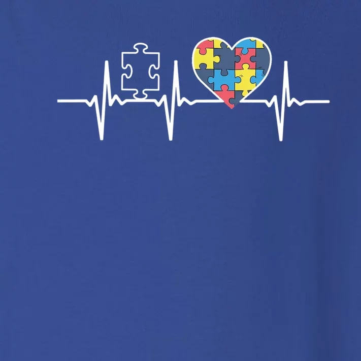 Autism Puzzle Heartbeat Autism Awareness Gift Funny Gift Toddler Long Sleeve Shirt