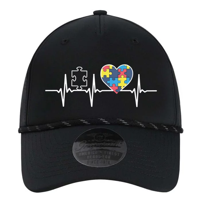 Autism Puzzle Heartbeat Autism Awareness Gift Performance The Dyno Cap