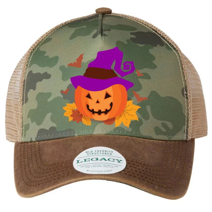 Autumn Pumpkin Halloween Legacy Tie Dye Trucker Hat