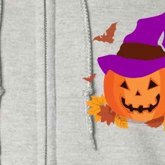 Autumn Pumpkin Halloween Full Zip Hoodie