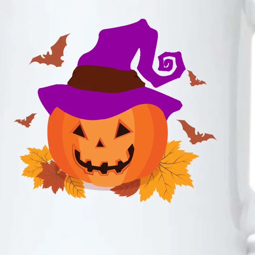 Autumn Pumpkin Halloween Black Color Changing Mug