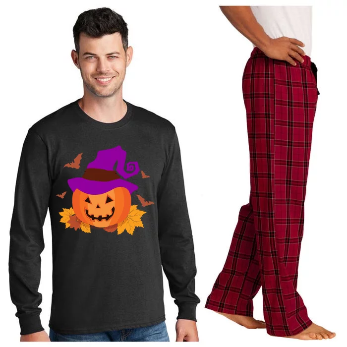 Autumn Pumpkin Halloween Long Sleeve Pajama Set