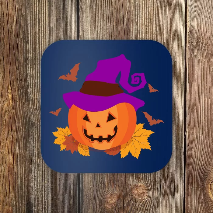 Autumn Pumpkin Halloween Coaster