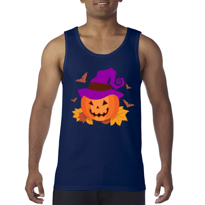 Autumn Pumpkin Halloween Tank Top