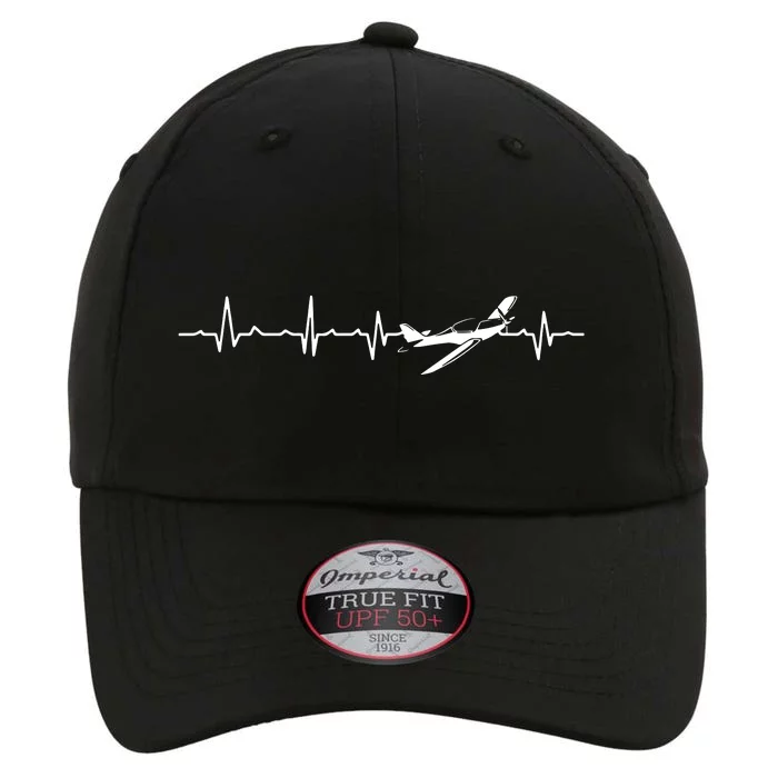 Awesome Pilot Heartbeat Flying Airplane Plane Aircraft Gift The Original Performance Cap