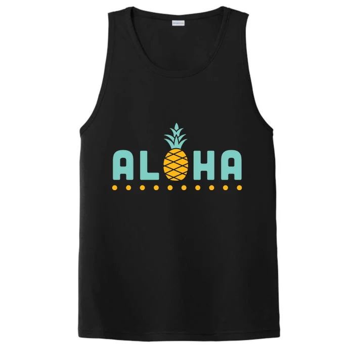 Aloha Pineapple Hawaiian Performance Tank