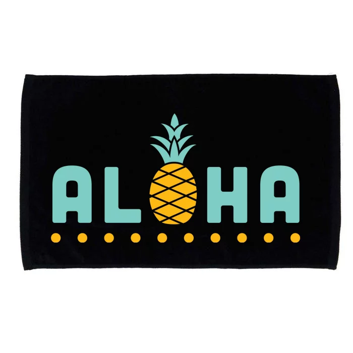 Aloha Pineapple Hawaiian Microfiber Hand Towel