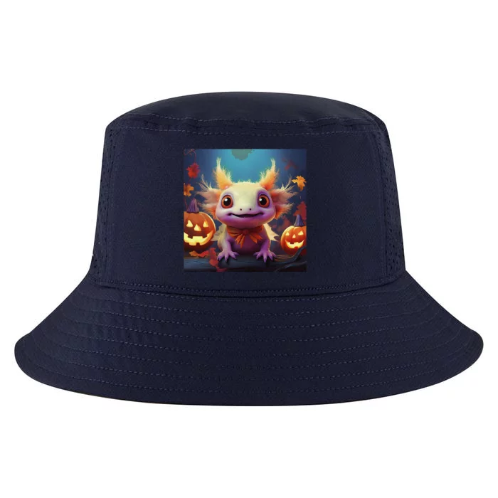 Axolotl Pumpkin – Halloween Thanksgiving Fall Harvest Cool Comfort Performance Bucket Hat