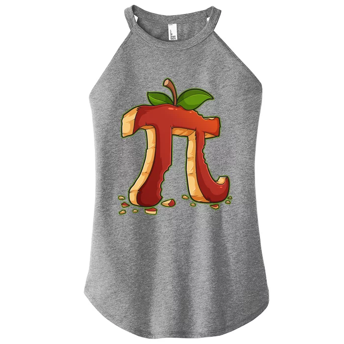 Apple Pie Happy Pi Day Math Pie Day Gift Women’s Perfect Tri Rocker Tank