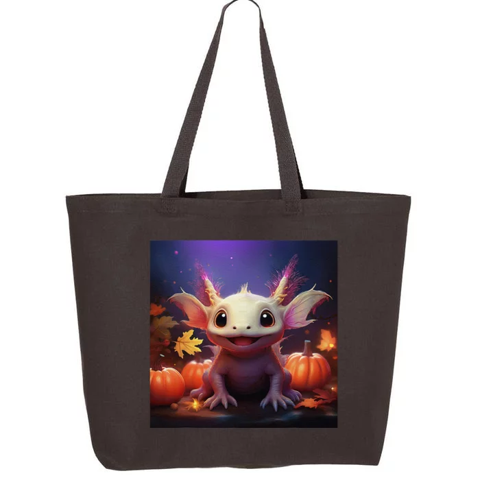 Axolotl Pumpkin – Halloween Thanksgiving Fall Harvest 25L Jumbo Tote