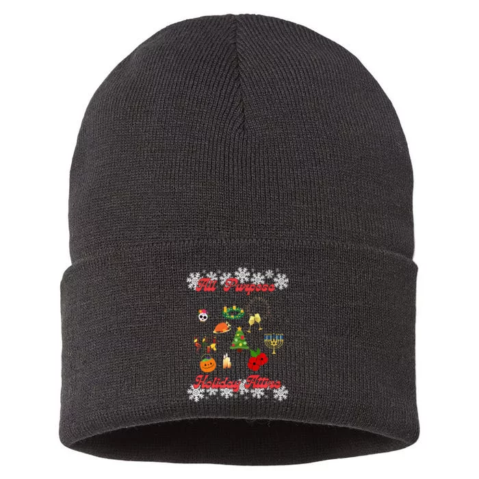 All Purpose Holiday Attire Sustainable Knit Beanie