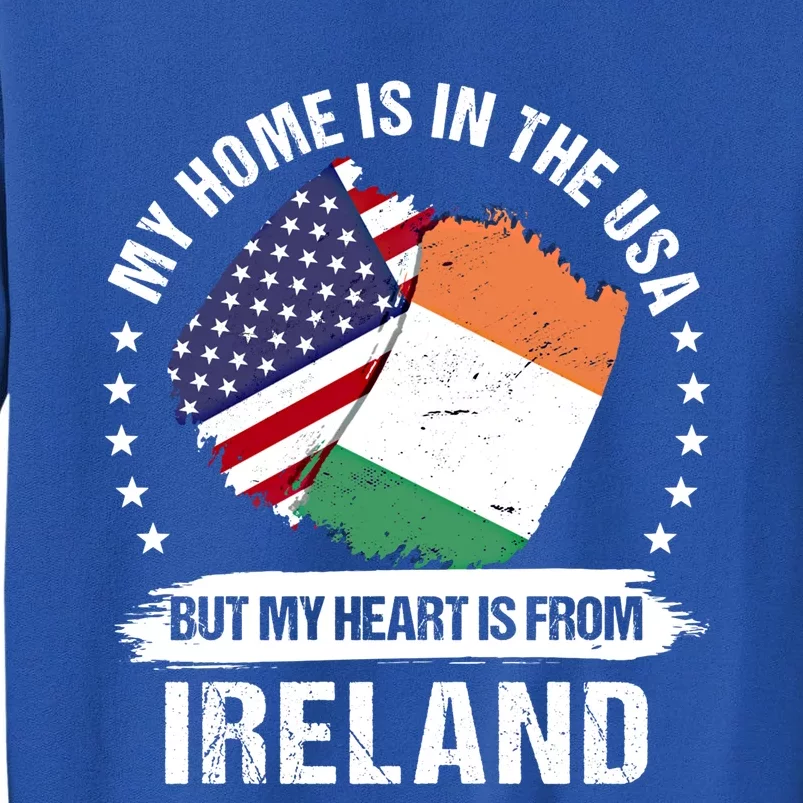 American Patriot Ireland Flag American Irish Roots Gift Sweatshirt