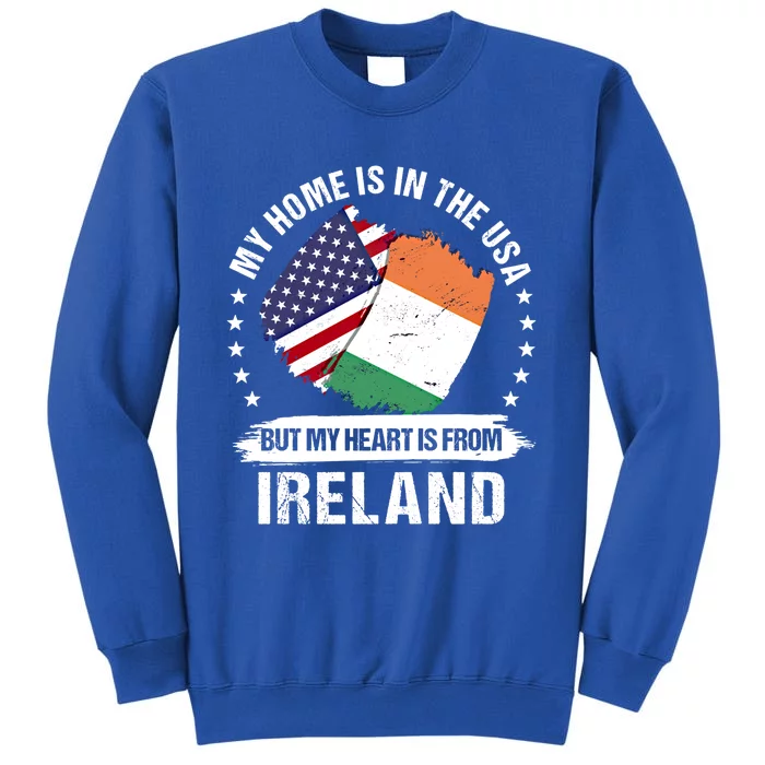 American Patriot Ireland Flag American Irish Roots Gift Sweatshirt