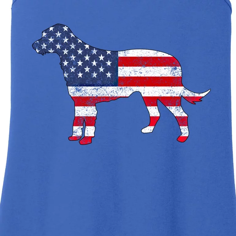 American Patriotic Irish Wolfhound Acz167a Gift Ladies Essential Tank