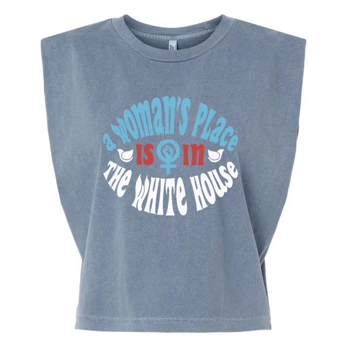 A Place Is In The White House Garment-Dyed Women's Muscle Tee