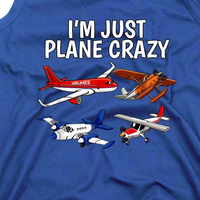 Aircraft Pilot Im Just Plane Crazy Tank Top