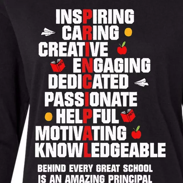 Amazing Principal Inspirational Appreciation Gift Womens Cotton Relaxed Long Sleeve T-Shirt