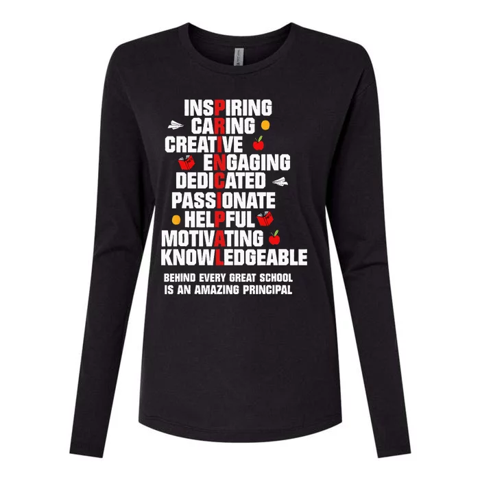 Amazing Principal Inspirational Appreciation Gift Womens Cotton Relaxed Long Sleeve T-Shirt