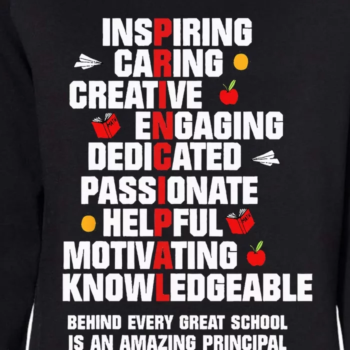 Amazing Principal Inspirational Appreciation Gift Womens California Wash Sweatshirt