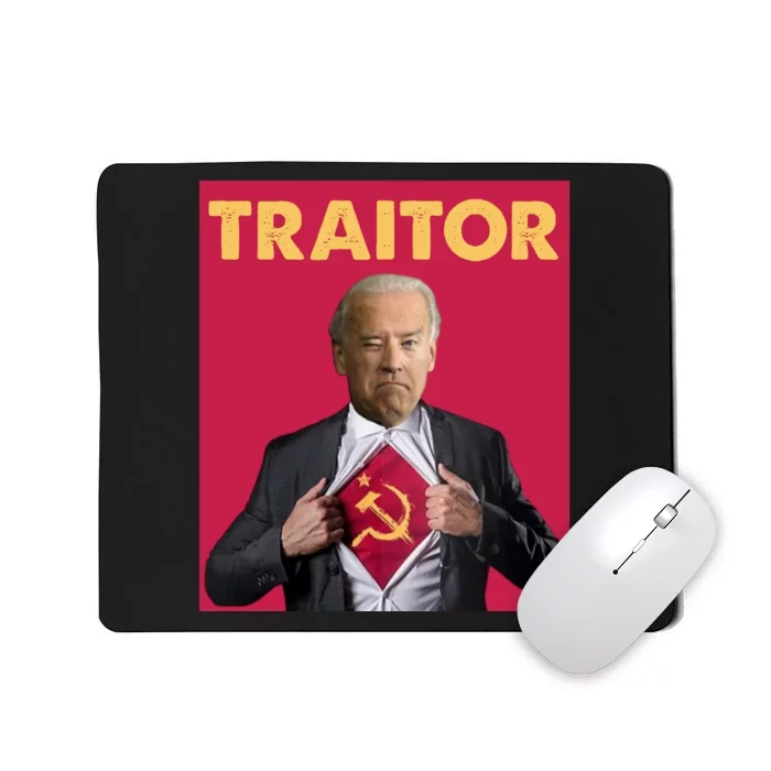 Anti President Joe Biden Biden Is A Communist Traitor Joe Biden Not My Communist Mousepad