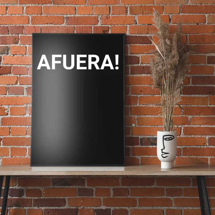 Afuera! President Javier Milei Poster