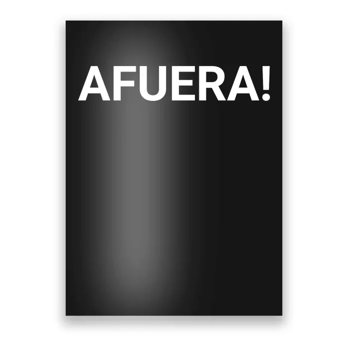 Afuera! President Javier Milei Poster