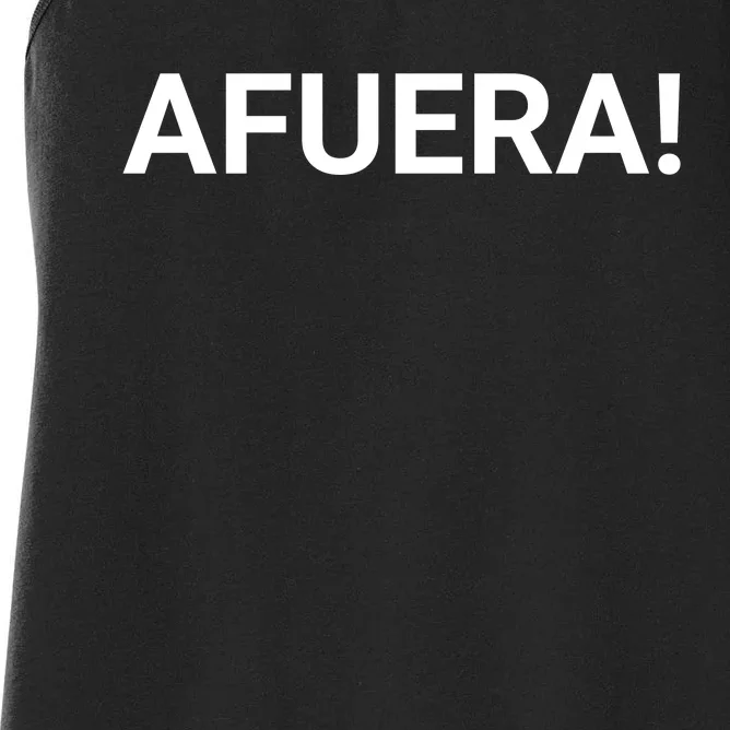 Afuera! President Javier Milei Women's Racerback Tank