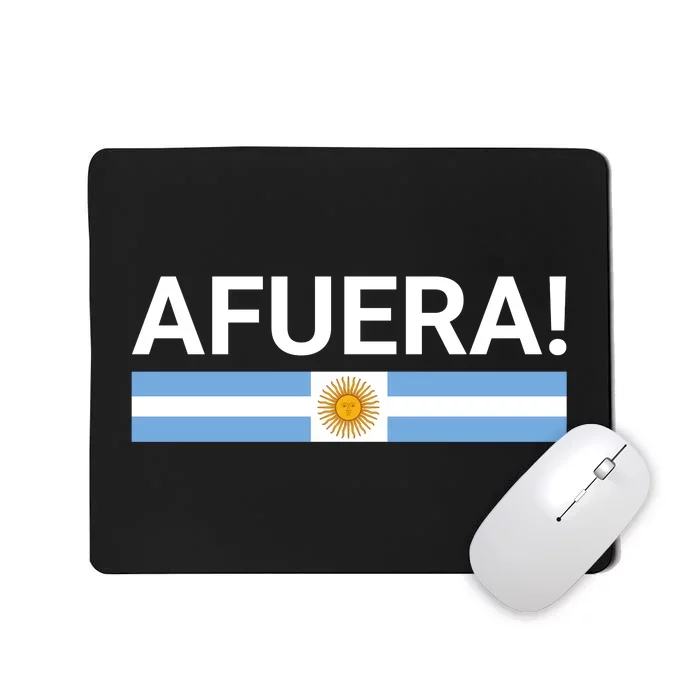 Afuera! President Javier Milei Mousepad