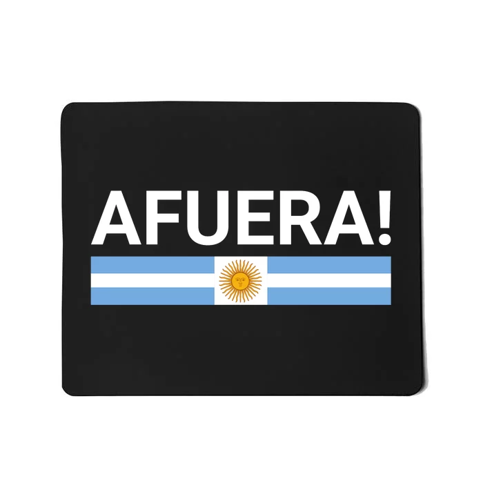 Afuera! President Javier Milei Mousepad